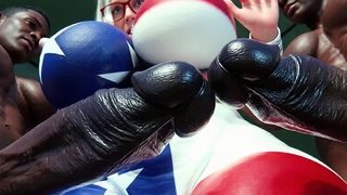 Behind the Scene Chubby BBW Mature gets Massive Double BBC