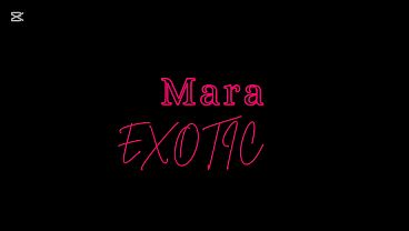 Hot Ebony Bbw Mara Exotic enjoys her solo Adventure